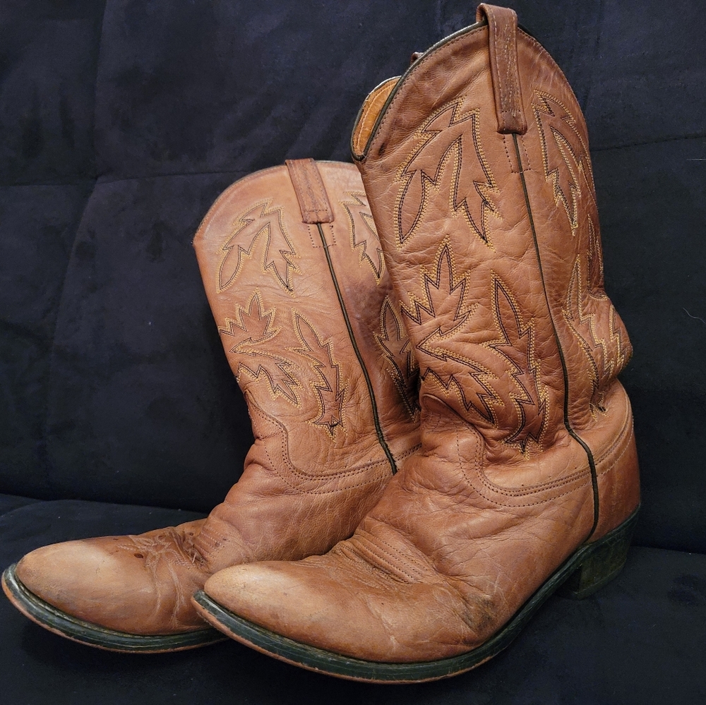 Old West women's leather boots